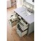 James Martin Vanities Brittany 48in Single Vanity, Sage Green w/ 3 CM Carrara Marble Top 650-V48-SGR-3CAR - alternate 2